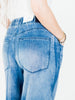 Judy Blue High - Waist Feather - Weight Wilhemina Elastic Waist Band Jeans - Whiskey Skies - JUDY BLUE