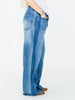 Judy Blue High - Waist Feather - Weight Wilhemina Elastic Waist Band Jeans - Whiskey Skies - JUDY BLUE