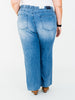 Judy Blue High - Waist Feather - Weight Wilhemina Elastic Waist Band Jeans - Whiskey Skies - JUDY BLUE