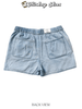 Judy Blue High - Waist Featherweight Boxer Denim Shorts - Whiskey Skies - JUDY BLUE