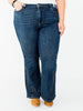 Judy Blue High Waist Flare Jeans With Western Stud Detailing - Whiskey Skies - JUDY BLUE