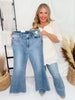 Judy Blue High Waist Flare W/ Tint Jeans - Whiskey Skies - JUDY BLUE