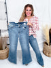 Judy Blue High Waist Flare W/ Tint Jeans - Whiskey Skies - JUDY BLUE
