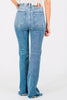 Judy Blue High - Waist Front Pintuck Detail Flare Jeans - Whiskey Skies - JUDY BLUE