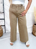 Judy Blue High Waist Golden Brown Wide Leg Ankle Jeans - Whiskey Skies - JUDY BLUE