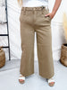 Judy Blue High Waist Golden Brown Wide Leg Ankle Jeans - Whiskey Skies - JUDY BLUE