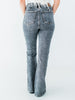 Judy Blue High Waist Grey Western Bootcut Side Seam Jeans with Tummy Control - Whiskey Skies - JUDY BLUE