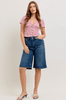 Judy Blue High - Waist Jorts - Whiskey Skies - JUDY BLUE