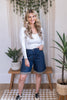 Judy Blue High - Waist Jorts - Whiskey Skies - JUDY BLUE