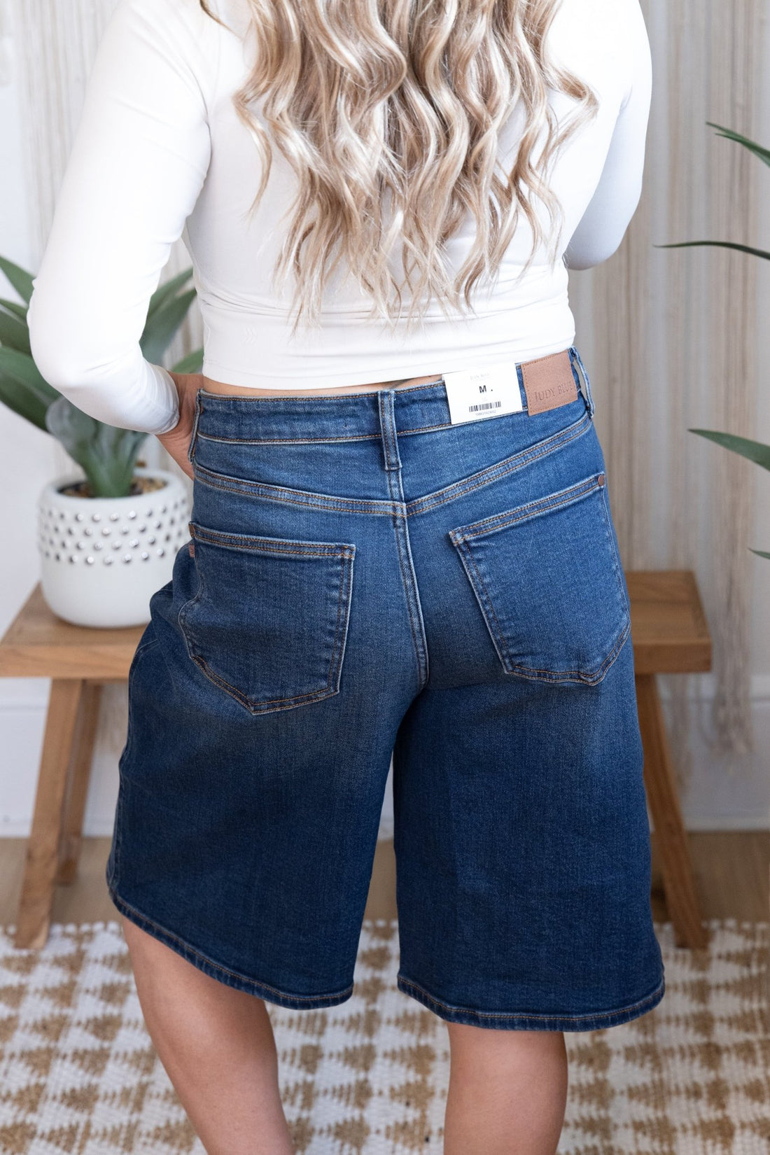 Judy Blue High - Waist Jorts - Whiskey Skies - JUDY BLUE
