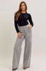 Judy Blue High - Waist Light Grey Retro Wide Leg Jeans - Whiskey Skies - JUDY BLUE
