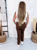 Judy Blue High Waist Mahogany Brown Aurora Weekender Jeans - Whiskey Skies - JUDY BLUE
