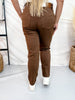Judy Blue High Waist Mahogany Brown Aurora Weekender Jeans - Whiskey Skies - JUDY BLUE