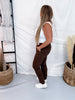 Judy Blue High Waist Mahogany Brown Aurora Weekender Jeans - Whiskey Skies - JUDY BLUE