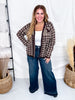 Judy Blue High - Waist Palazzo Front Patch Pocket Jeans - Whiskey Skies - JUDY BLUE