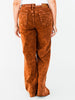 Judy Blue High Waist Pumpkin Spice Dyed Raw Hem Retro Wide - Whiskey Skies - JUDY BLUE