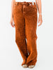 Judy Blue High Waist Pumpkin Spice Dyed Raw Hem Retro Wide - Whiskey Skies - JUDY BLUE