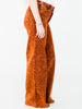 Judy Blue High Waist Pumpkin Spice Dyed Raw Hem Retro Wide - Whiskey Skies - JUDY BLUE