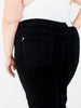Judy Blue High Waist Retro Wide Leg Black Jeans - Whiskey Skies - JUDY BLUE