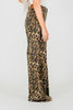 Judy Blue High - Waist Retro Wide Leg Leopard Print Jeans - Whiskey Skies - JUDY BLUE