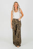 Judy Blue High - Waist Retro Wide Leg Leopard Print Jeans - Whiskey Skies - JUDY BLUE