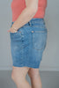 Judy Blue High Waist Rhinestone Embellished Cut Off Shorts - Whiskey Skies - JUDY BLUE