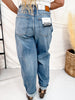 Judy Blue High Waist Rigid Magic Arc Leg Jeans - Whiskey Skies - JUDY BLUE