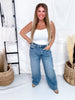 Judy Blue High Waist Rigid Magic Baggy Wilhemina Jeans - Whiskey Skies - JUDY BLUE