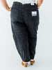 Judy Blue High Waist Rigid Magic Barrel Black Denim Arc Trousers - Whiskey Skies - JUDY BLUE