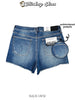 Judy Blue High Waist Rigid Magic Cutoff Shorts - Whiskey Skies - JUDY BLUE