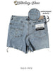 Judy Blue High Waist Rigid Magic Dad Shorts W/ Cell Phone Pocket - Whiskey Skies - JUDY BLUE