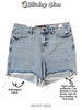 Judy Blue High Waist Rigid Magic Dad Shorts W/ Cell Phone Pocket - Whiskey Skies - JUDY BLUE