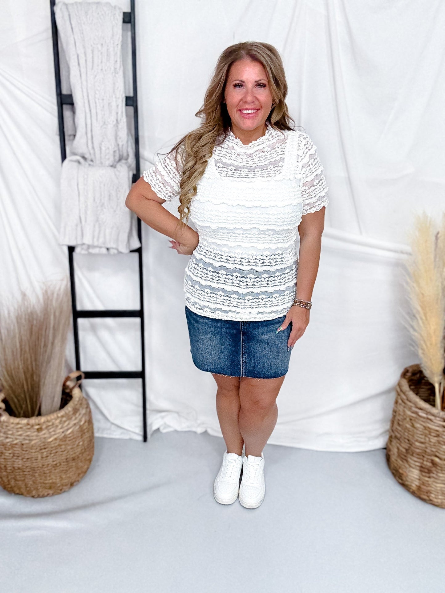 Judy Blue High Waist Rigid Magic Dark Wash Denim Skirt - Whiskey Skies - JUDY BLUE