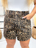 Judy Blue High Waist Rigid Magic Leopard Print Shorts - Whiskey Skies - JUDY BLUE