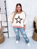 Judy Blue High - Waist Rigid Magic Star Distressed 90's Straight Jeans - Whiskey Skies - JUDY BLUE