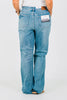 Judy Blue High - Waist Rigid Magic Star Distressed 90's Straight Jeans - Whiskey Skies - JUDY BLUE
