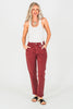 Judy Blue High Waist Sangria Cuffed Aurora Jogger Jeans - Whiskey Skies - JUDY BLUE