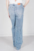 Judy Blue High Waist Side Seam Insert Detail Retro Wide Leg Jeans - Whiskey Skies - JUDY BLUE