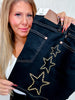 Judy Blue High Waist Slim Fit Black Shorts W/ Star Studding - Whiskey Skies - JUDY BLUE