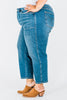 Judy Blue High Waist Soft Barrel Leg Jeans - Whiskey Skies - JUDY BLUE