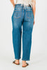 Judy Blue High Waist Soft Barrel Leg Jeans - Whiskey Skies - JUDY BLUE