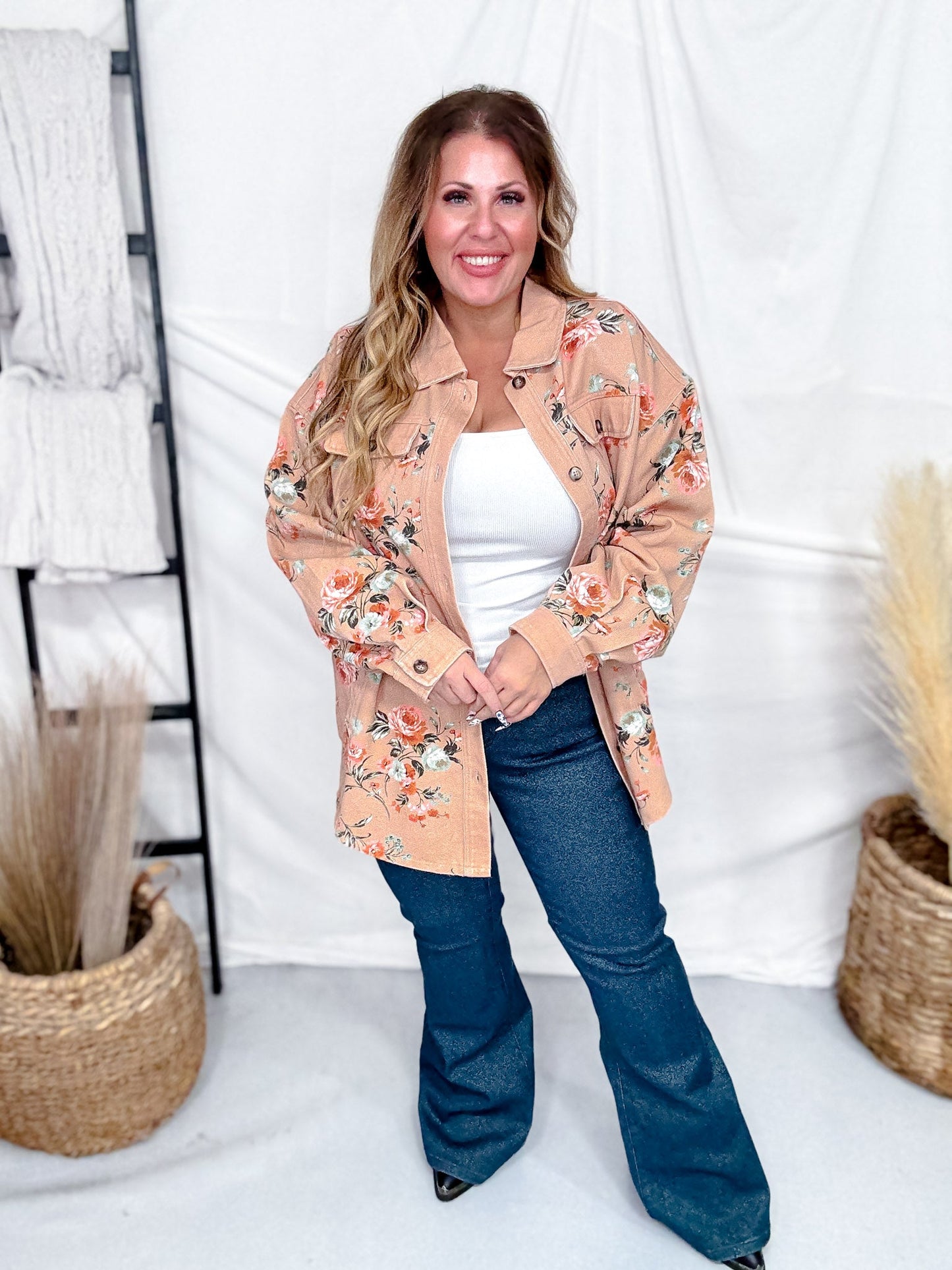 Judy Blue High Waist Sparkle Flare Jeans - Whiskey Skies - JUDY BLUE