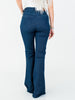 Judy Blue High Waist Sparkle Flare Jeans - Whiskey Skies - JUDY BLUE