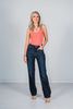 Judy Blue High Waist Straight Leg Jeans - Whiskey Skies - JUDY BLUE