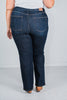 Judy Blue High Waist Straight Leg Jeans - Whiskey Skies - JUDY BLUE