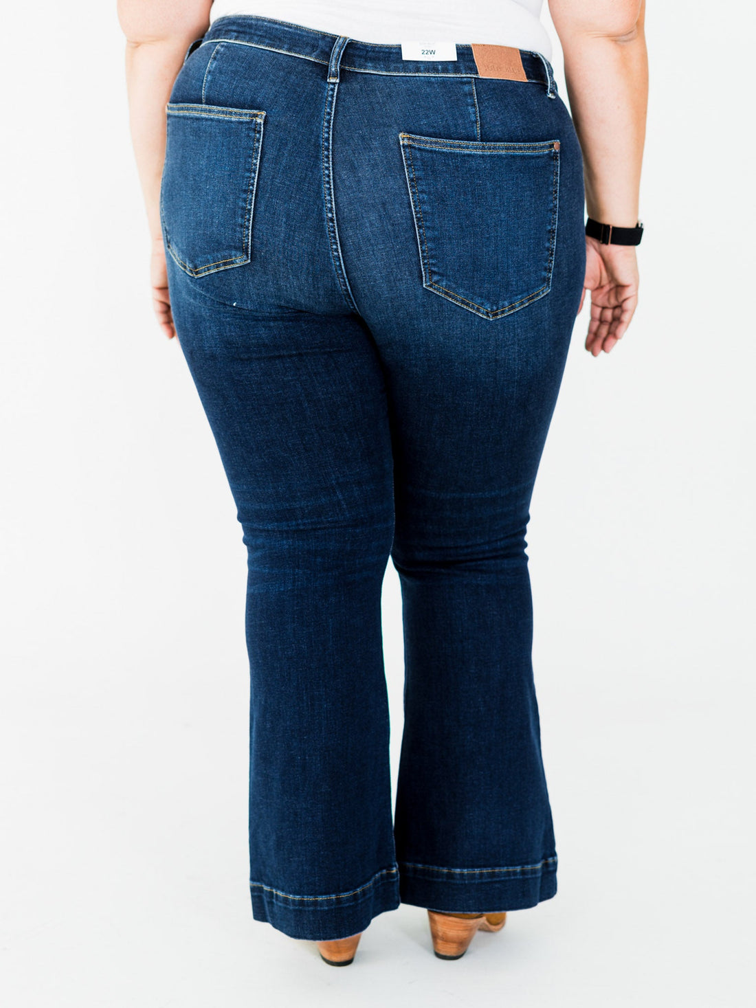 Judy Blue High Waist Trouser Flares - Whiskey Skies - JUDY BLUE