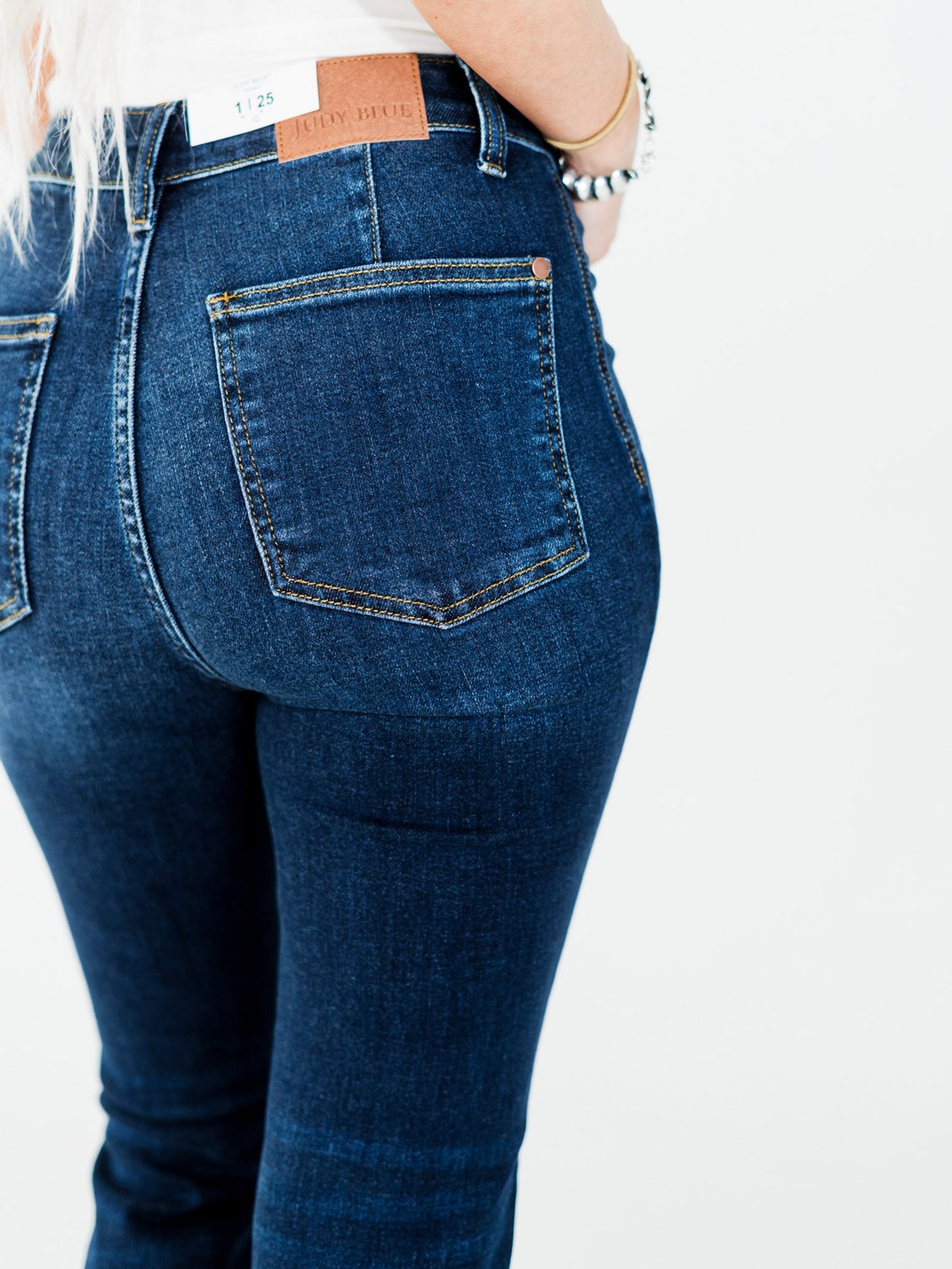 Judy Blue High Waist Trouser Flares - Whiskey Skies - JUDY BLUE