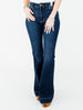 Judy Blue High Waist Trouser Flares - Whiskey Skies - JUDY BLUE