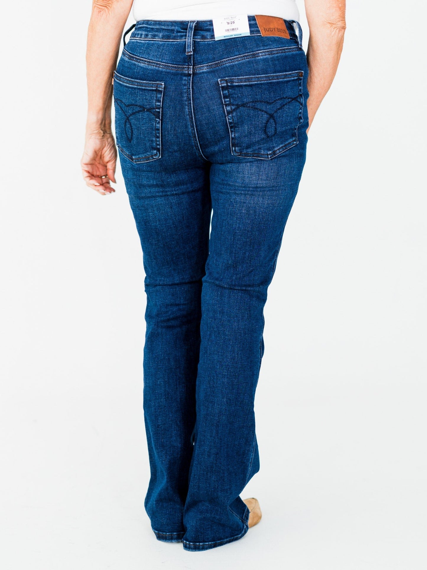 Judy Blue High - Waist Tummy Control Bootcut Jeans (Three Inseams) - Whiskey Skies - JUDY BLUE