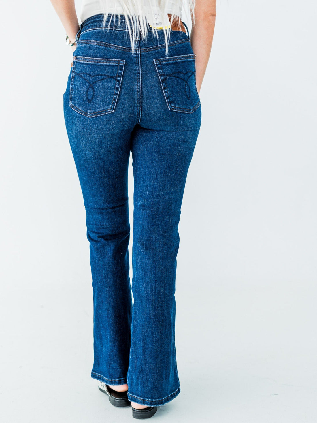 Judy Blue High - Waist Tummy Control Bootcut Jeans (Three Inseams) - Whiskey Skies - JUDY BLUE